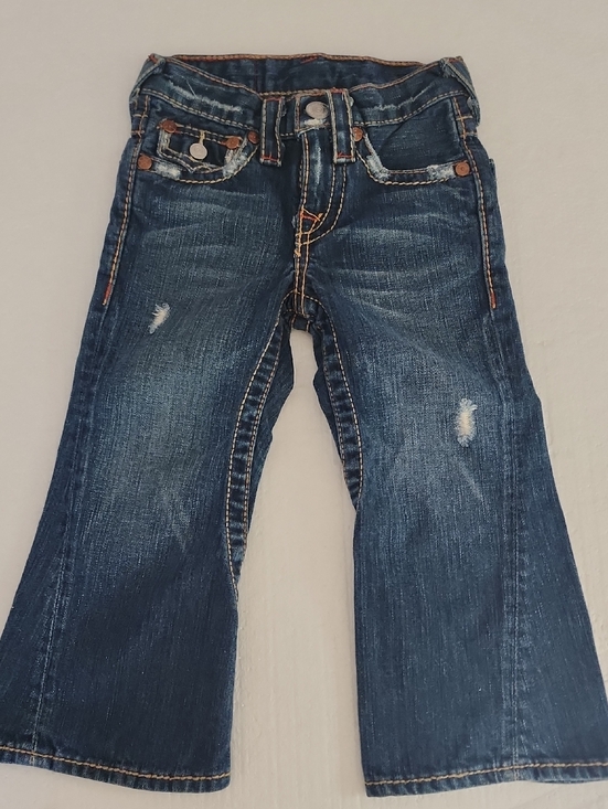 True Religion Other - True Religion Indigo Blue Distressed Pocket Jeans